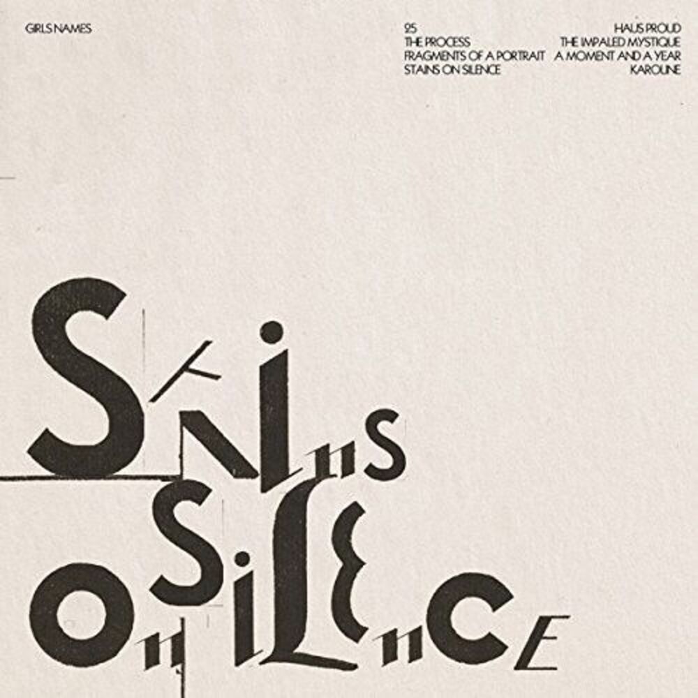 Girls Names - Stains On Silence  CD